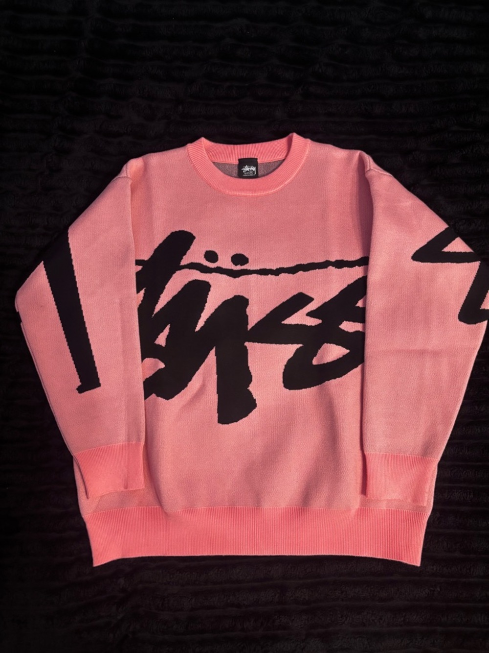 Stussy Knitted Sweater Pink/Black